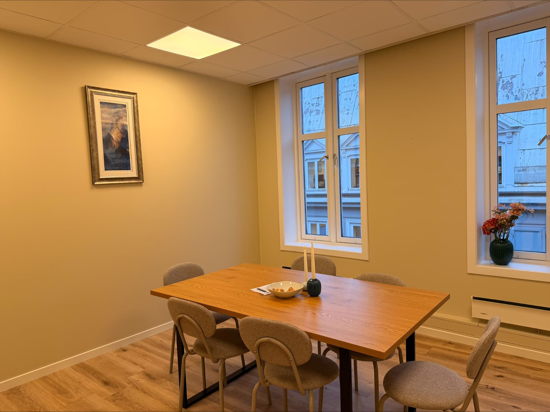 Møterommet hos Marstein Psykologklinikk